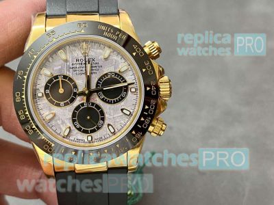 Swiss Replica Rolex Cosmo Daytona Swiss 7750 904L Meteorite Dial Watch 40mm